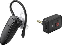 Jetfon BT-K2 Auricular Inalámbrico Bluetooth con Adaptador Walkie Talkie Tipo K, PTT Doble Modo y Autonomía de 26h, Compatible con Dynascan, Kenwood, Baofeng y Quansheng