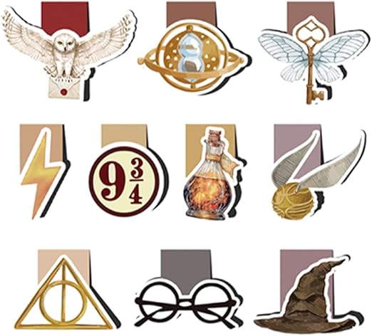 Marcapáginas magnético con temática mágica, marcapáginas magnéticos, regalo de cumpleaños personalizado, pequeños regalos para niños, amigos, estudiantes, profesores, regalos de graduación, regreso a