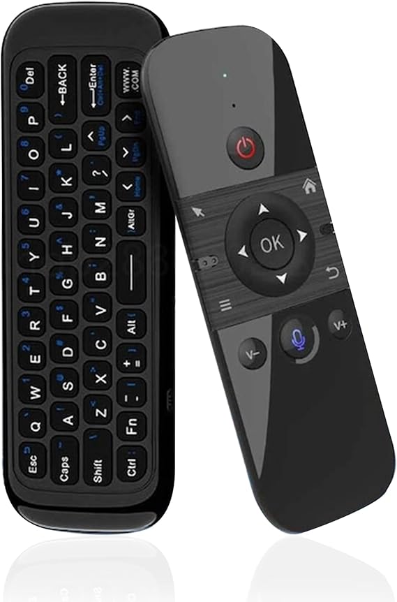 Leyf M8 Air Teclado Ratón Controlador de Teclado con 6 Axis Giroscopio para Android TV Box, Smart TV, PC, Ordenador portátil - Windows/Android/Mac OS/Linux
