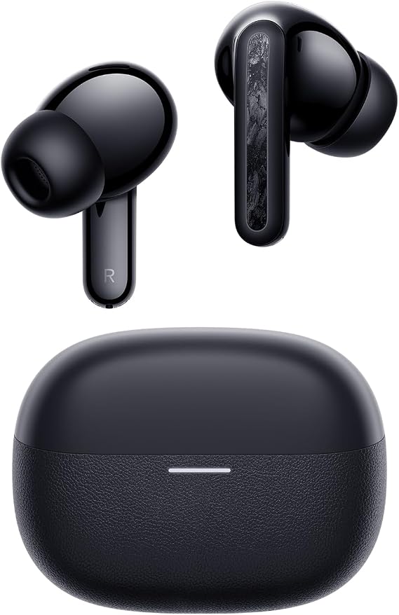 XIAOMI Redmi Buds 5 Pro - Auriculares inalámbricos con cancelación Activa de Ruido de hasta 52 dB, hasta 10 Horas de autonomía y 38 Horas con el Estuche de Carga, Negro (Versión ES)