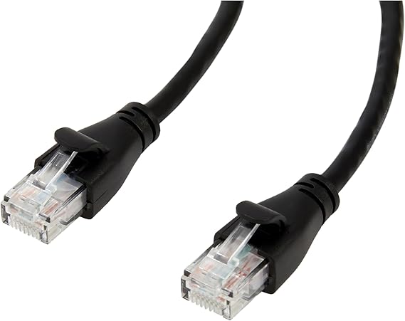 Amazon Basics Ethernet-Netzwerkkabel, RJ45, Cat6, 7.6 m, 1.000Mbit/s, Schwarz