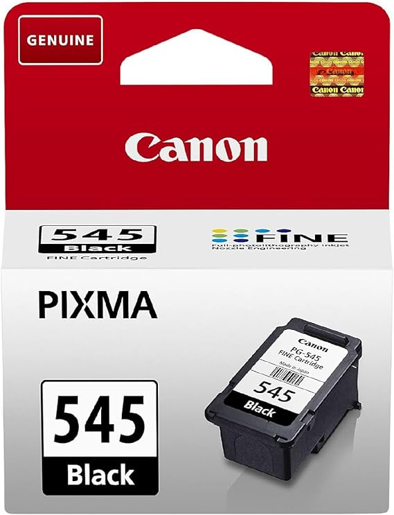 Canon Ink - Cartucho de Tinta Negro Original PG-545 - (1 x Cartucho) - Compatible con impresoras PIXMA