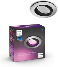 Philips Hue Centura Foco LED Empotrable Redondo, Cabezal Negro Orientable