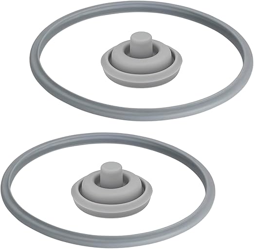 Pack 3 Repuestos para Olla a Presión WMF Perfect Plus y Perfect – Incluye 1x Gomas de Sellado (Ø22 cm) + 2x Juntas para Válvula, Tapa, Olla Express y Mango – Compatible con Modelos de 2,5L a 8,5L