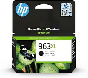 HP 963XL Negro, Cartucho de Tinta Original, Alta Capacidad