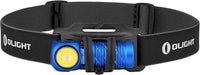OLIGHT Perun 2 Mini, Linterna frontal LED con banda para cabeza, alcance 150 m. Luz blanca 180º