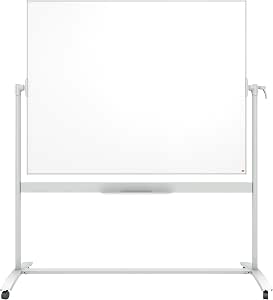 Pizarra móvil NOBO Classic Nano Clean 150x120 cm blanca