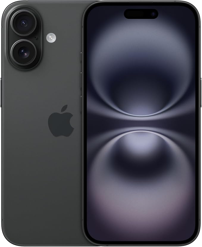 Apple iPhone 16 de 128 GB: Smartphone 5G con Control de Cámara, Chip A18 y un subidón en autonomía. Compatible con los AirPods; Negro
