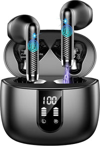 Auriculares Inalámbricos Bluetooth 5.4 HiFi Estéreo, Reducción de Ruido ENC