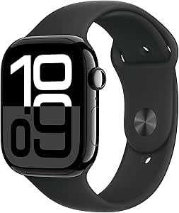 Apple watch Apple Watch Series 10 GPS 46mm Caja en Aluminium Negro azabache con Bracelet Sport Negro S M