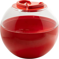 Cuenco para mezclar con tapa Anamina® - Extra grande 3.8L - Patente de protección contra salpicaduras - Ideal servir ensaladas o frutas - Perfecto con batidoras - Reutilizable apto para lavavajillas