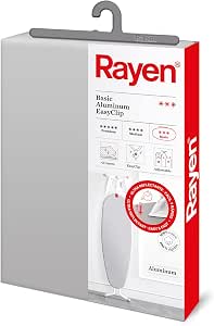 Rayen | Funda Tabla de Planchar, Ajustable, Universal, EasyClip, 126x40cm