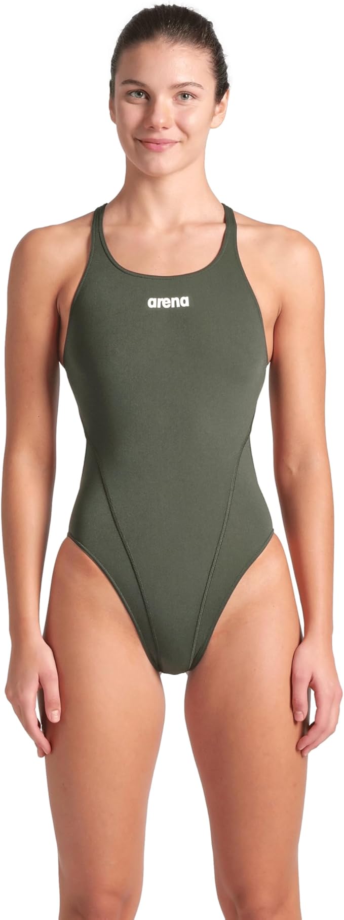 ARENA Women's Team Swimsuit Swim Tech Solid Entero Mujer