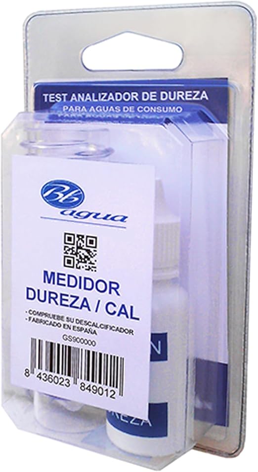 Kit Análisis de Dureza. Permite múltiples mediciones. Mide la cantidad de cal que hay en el agua de tu vivienda, pozo, piscina, etc. Fácil uso. Bbagua.