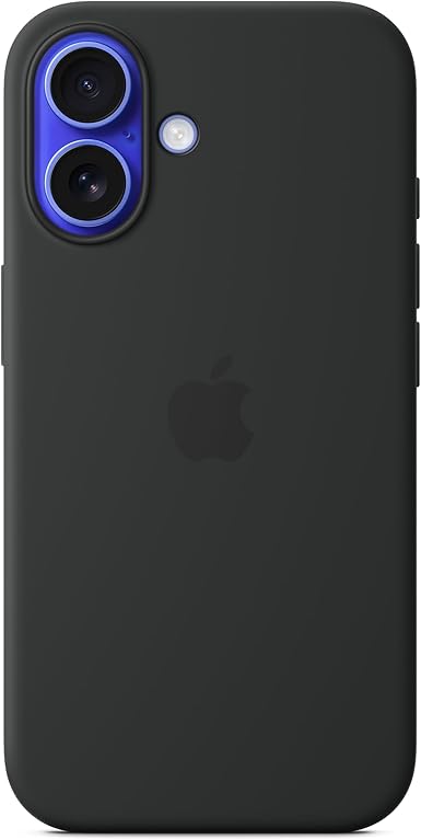 Apple Funda de Silicona con MagSafe para el iPhone 16 - Negro