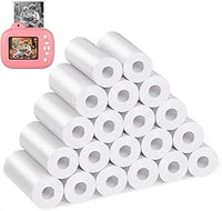 Diboniur 20 Rollo Papel Camara Fotos Infantil, Papel Termico para Camara Fotos Infantil Instantanea, Papel Fotografico para Cámara Instantánea, Compatible con Varias Mini Printer, Fácil de Reemplazar