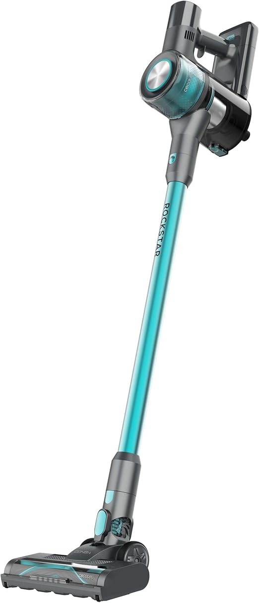 Cecotec Aspiradora Escoba sin Cable Conga Rockstar P50 X-Treme. 80AW, 20000Pa, Motor BDLC con 265W, Autonomía 50mins en Modo Eco, Cepillo Mixto con HairOut, Antienredos, Depósito XXL