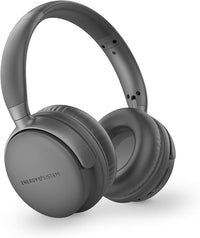 Energy Sistem Studio Plus - Auriculares Bluetooth (Radio FM, 45h de batería, Reproductor MP3 MicroSD, Deep Bass, Almohadillas de Cuero proteico y Espuma visco elástica) (Graphite)