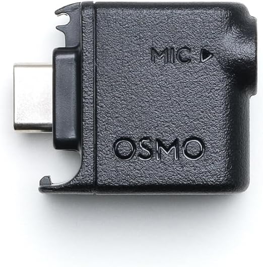 Adaptador de Audio de 3.5 mm Osmo Action, Compatibilidad: Osmo Action 4, Osmo Action 5 Pro
