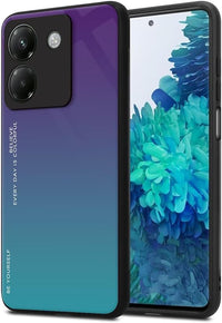 RankOne Gradient Glitter Funda para Poco M7 Pro 5G (6.67