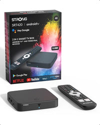 STRONG SRT420 TV Box Android TV 4K con Puerto Ethernet