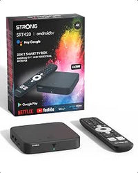 STRONG SRT420 Streaming Box Android TV 4K avec Port Ethernet