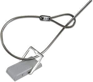 Kensington K64613WW - Punto de Anclaje de Seguridad para Mesas, Compatible con Todos Candados Kensington, Instalación con Cinta Adhesiva Industrial o Tornillos, Diseño Moderno, Discreto para Oficinas
