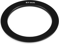 Adaptador de filtro cuadrado de 67 mm compatible con Cokin P Serie Portafiltros 67 mm
