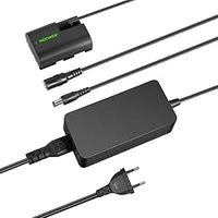 NEEWER Reemplazo de Batería Simulada para LP-E6 LP-E6N LP-E6NH con Acoplador DC y Adaptador de Alimentación AC Compatible con Canon EOS R Ra R3 R5 R5C R6 R6II R7 5D 6D 7D Mark II/III/IV 5DS 5DSR 60D