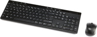 Amazon Basics Full-sized Inalámbrico Keyboard & Mouse Combo, 2.4 GHz USB Receiver, FR Layout, Negro