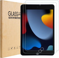 TopEsct 2 Piezas de Pantalla Compatible con iPad 9/8/7 (10,2 Pulgadas, 2021/2020/2019 Modelo, 7ª/8ª/9ª Generación),Cristal Templado Film
