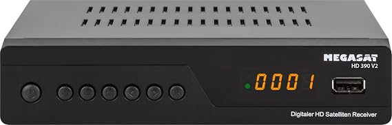 Megasat HD 390 – Receptor satélite HD HDMI & Scart – Negro