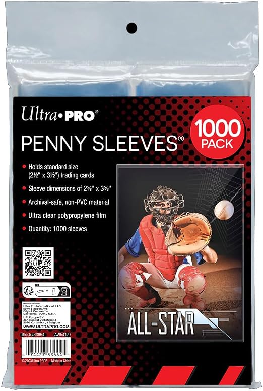 Ultra PRO Soft Trading Card Penny Sleeves – 100er Pack – Standardgröße (2.5" x 3.5") – Säurefrei & Archivsicher