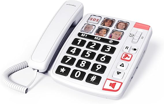 swissvoice TELEFONO Fijo SOBREMESA, Blanco