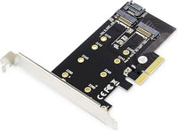 DIGITUS IO-Karte - PCIe - M.2 NGFF / NVMe Schnittstellenkarte - 2-Port - M.2 (2230, 2242, 2260 & 2280)