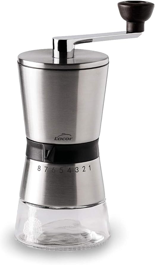 Lacor - Molinillo de Café, Acero Inoxidable Capacidad de 45 gr - Cocina