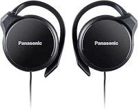Panasonic RP-HS46E-K Slim Auriculares Tipo Clip con Cable, Compactos Plegables, Diseño Ultradelgado, Clavija 3,5 mm, 32 Ohmio, Negro