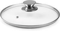 IBILI - 971620 - Coperchio di vetro e pomello in acciaio inox 20 cm