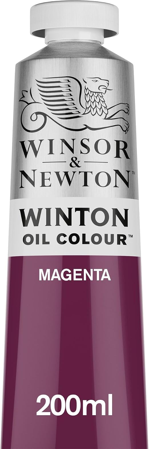 Winsor & Newton Winton - Tubo de Pintura al Óleo, 200 ML, Rosa (Magenta)