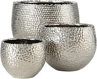BOLTZE Macetero Lajos 5339700 de 3 Piezas (Juego de macetas, diseño Elegante, diámetro de 24 cm/13 cm/17 cm, Maceta para Plantas de Interior) 5339700