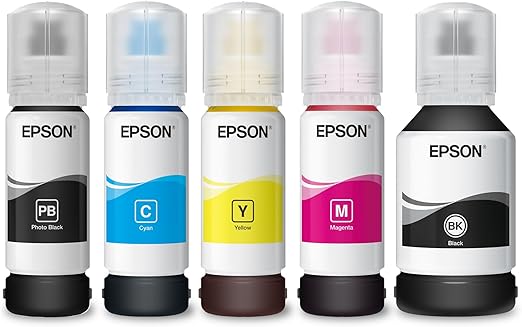 Epson EcoTank 106 Botella de Tinta Original | Magenta| Alto Rendimiento – Hasta 1900 Fotos | Compatible Con Modelos ET-7700 / ET-7750 | Calidad De Marca Para Resultados Óptimos