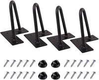 Patas de Horquilla de Metal Resistente para gabinete, gabinete, gabinete, Mueble TV, cajones, mesita de Noche, 3/8