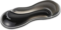 Kensington K62438WW - Reposamuñecas Slim Duo Gel para Ratón y Trackball, 192 x 72 x 22 mm, Alfombrilla Ergonómica, Evita Sobrecargas y Molestias, Compatible con Ratones y Trackballs, Negro/Gris