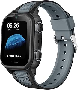 TKMARS Reloj GPS Infantil con GPS y Llamadas 4G Reloj Inteligente GPS para Niños Niñas Impermeable Reloj Teléfono GPS+WiFi+LBS Geolocalización, Geocerca,Videollamada,Cámara,SOS, Despertador,Música