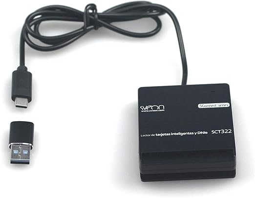 Sveon SCT322 - Lector de DNIe con conexión USB Tipo C