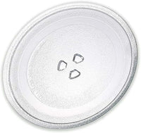 Plato Microondas Universal Giratorio de Cristal, 245 mm, compatible con varios modelos como LG, plato giratorio con 3 enganches, apto para modelos y marcas reales