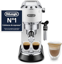 De'Longhi Dedica Style - Cafetera Espresso Manual con Espumador Manual