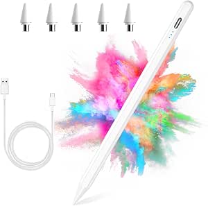Lapiz para Tablet, Lapiz Tactil con Alta Precisión y Sensibilidad de Inclinación, Stylus Pen para Samsung, Lenovo, Mi, Huawei y iPhone
