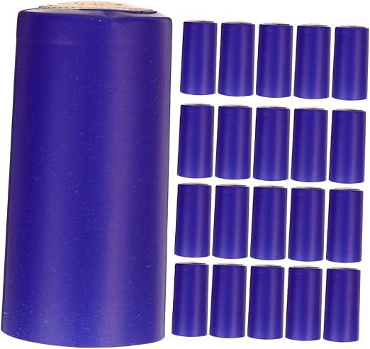 Healifty 30 Cápsulas Termorretráctiles para Botellas De Vino Tapas Retráctiles para Sellado Funda para Botellas Uso con Soplador De Calor para Bares Hogares Y Bodegas