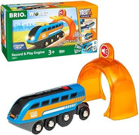 BRIO 63397100 World Smart Tech Sound: Motor de grabación y reproducción para niños de 3 años en adelante Compatible con Todos los Juegos de Trenes